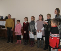 Первый концерт воспитанников воскресной школы