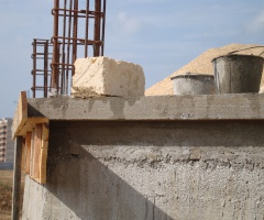 Строительство храма - Молебен перед началом строительных работ 2009 год